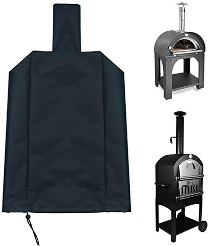 Woteg Housse pour Four à Pizza d'extérieur – Housse pour Barbecue – Revêtement imperméable et Corde réglable pour Nettoyer Facilement Les Vieux eubles