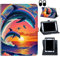 for Nokia T10 Tablet Case/for Nokia T10 8 inch 2022 Tablet Case, 360 Degree Rotating Stand and Magnetic Closure Case for Nokia T10 (Model TA-1472) Tablet 8 inch 2022 Release,Dolphins in The Sunset