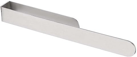 Handtuchhalter aus Edelstahl, selbstklebend, zum Aufkleben an der Wand, Handtuchstange für Badezimmer (35,6 cm, Silber)