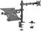 AISENS Soporte de Mesa Giratorio e Inclinable para Portatil y Monitor TV 9Kg de 17 32 Negro