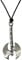 Luck Trader Solid Pewter Viking Strength & Bravery Axe Pendant Necklace on Rope