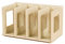 CD-Rack – zusammenklappbares platzsparendes Regal aus Holz zur Organisation Ihrer DVD-Sammlung – inklusive Bücherregal und CD-Ständer – DVD-Ständer im Lieferumfang enthalten
