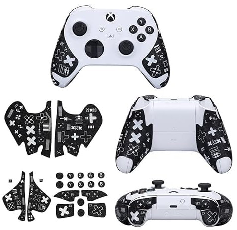 JEMDO Controller Performance Grips kompatibel mit X-Box Series S/X Controller, X-Box Anti-Rutsch-Aufkleber, schweißabsorbierende Abdeckung