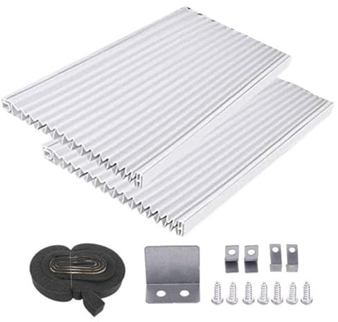 Paneles laterales de unidad de aire acondicionado, paneles prueba de polvo con marco, paneles laterales de CA de ahorro de energía para bloqueo solar, paneles de aislamiento de CA blancos para