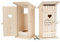 Toilettenhaus aus Fichtenholz ist das ideale Geschenk für runde Geburtstage, Jubiläen oder besondere Anlässe (50)