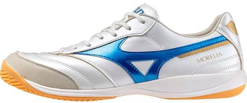 Mizuno Morelia Sala Pro IN Q1GA241325, Men Indoor Football Trainers, White, 46 EU
