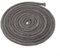 Oniissy Schwarzes Kaminholz/Feuerseil für Holzofen, Länge Holzbrenner, Türdichtung, Super Seal selbstklebende Rauchglas-Türdichtung, Holzbrenner-Ersatz (8 mm x 3 m)