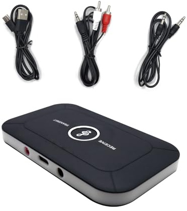 Receptor transmisor de audio Bluetooth, adaptador Bluetooth 5.3 2 en 1 para Bose Wave Radio IV III II Awr1b1 Awr1b2, TV, computadora, MP3 y gimnasio, conecta altavoces para una transmisión sin