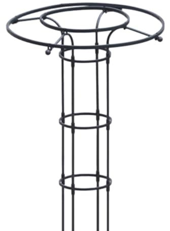 Garten-Obelisk-Gitter, vertikaler Schirm-Gitterrahmen, Pflanzen-Klettergerüst, Outdoor-Blumenstützkäfig for Weinreben, 210 cm Höhe