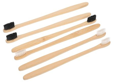 KOMBIUDA Spazzolini Da Denti in Bambù Portatili Spazzolini Degradabili Pratici Casa Accessori Per Bagno