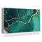 Magnetic Radiator Cover 110x60 cm (43,3x23,6 inch) Heat-Resistant Easy Installation Dust and Damage Protection Built-in Magnet Decoration Panel - Marble, dark texture in turquoise