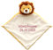 Elefantasie Personalisiertes Schnuffeltuch weiches Kuscheltuch mit Name Bestickt Schnuffeltier Schlafhilfe Tröster Geschenk zur Geburt (Löwe)