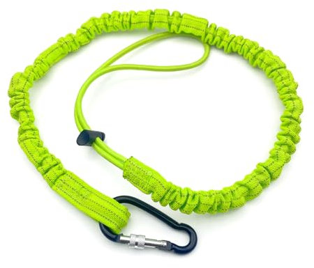 LIUZIKUN Cordino di Sicurezza anticaduta Lungo e esteso con Doppio Attacco di bloccaggio a Vite