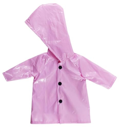 HoveeLuty 18 Zoll Puppenkleidung Regenmantel Puppenkleidung 14 Regenjacke für 18 Zoll Puppen Zubehör für Puppen Puppenzubehör Amerikanische