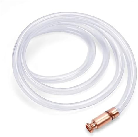 6 Fuß Gas-Siphonschlauch Pumpen-Shaker-Siphon 1/2-Zoll-Ventil Virgin Benzin-Kraftstofftransfer Mehrzweck-Pumpenschlauch Mit Selbstansaugender Pumpe Benzinpumpe Benzinhahn