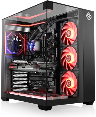 Gaming PC mit Windows 11 Pro | AMD Ryzen 7 8700F 8X 4.1 GHz | RTX 5060 Ti (8 GB) | 4000 GB M.2 NVMe | 64 GB DDR5 RAM | WLAN | Computer für Zocker, Gamer Desktop Rechner zum Spielen | A15379