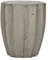 SAFAVIEH Modern Outdoor Cement Stool, in Dark Grey, 39 X 39 X 44.95