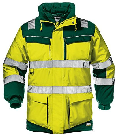 Sir Regimental Split Warnschutz Jacke 4in1 3XL Gelb/Grün