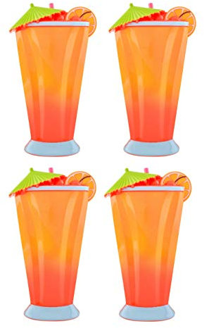 O2COOL Bocaclips - Mollette per telo mare, per sedie da spiaggia, patio e piscina, accessori per vestiti o borse, 4 clip (cocktail)