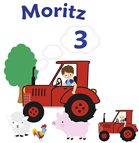 MissRompy Geburtstag DTF Bügelbild Traktor (871) für dunkle und helle Stoffe Zahl groß Aufbügler Alter Bügelbilder Applikation Aufbügelbild