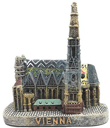 3D St. Stephan's Cathedral Vienna Austria Fridge Magnet souvenir gift & collection,Home & Kitchen Decoration magnetic sticker, Austria Vienna Refrigerator Magnet