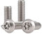 ANSIEDIO Tornillos Torx Tornillos de Cabeza Redonda Torx con Núcleo de Columna Tornillos Antirrobos de Acero Inoxidable - M6×20mm,5 pcs