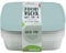 Wham Cuisine Clear Everyday Set of 4 Food Storage Box Containers with Lids - 1 L