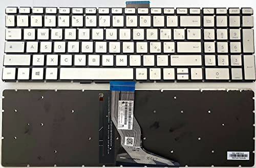 INFOELETTRONICA LO STORE DELLA CONVENIENZA E QUALITA' Tastiera Italiana Compatibile con HP 15S-DY 15S-EQ 15-EF 15S-FQ 15-GW RETROILLUMINATA