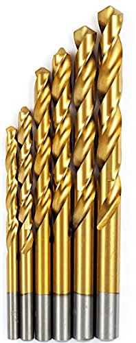 Melver Spiralbohrer Edelstahl Bohrer HSS-E Co5 DIN 338 Cobaltbohrer (7.2 mm)