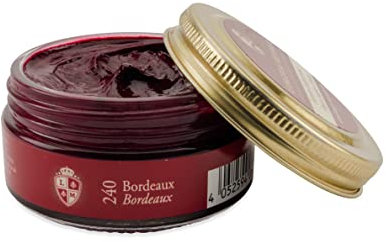 Langer & Messmer crème de cirage pour cuir lisse cirage de haute qualité pour l'entretien des chaussures convient à toutes les chaussures en cuir lisse 50 ml