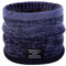 OKIDSO Schal Herren Loop Fleece Schlauchschal - Winter Halstuch Schwarz Multifunktionstuch Loopschal Strickschal Sport Outdoor Warm Ski Scarf Winddicht Neckwarmer Geschenke Motorrad Fahrrad