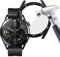 Acadeny Hülle [3 Stücke]Mit Gehärtetes Glas Displayschutz Kompatibles für Huawei Watch GT3 46mm,9H Härte 360° Rundum Schutzhülle Ultradünne Schutz PC Case,2Schwarz+Transparent