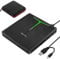 NOLYTH Externes DVD Laufwerk, CD Laufwerk Extern USB, Type-C Externer CD/DVD RW Brenner mit SD TF/2 USB Ports/Tasche, Tragbar Externes CD Laufwerk für Laptop PC Mac MacBook Windows 11