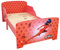 Fun House Miraculous Ladybug 713483 Kinderbett 140 x 70 cm mit Lattenrost ohne Matratze, Rot, 1 Person