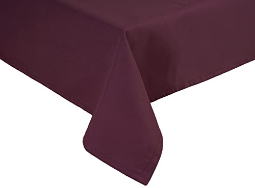 beties „Wunschton“ Tischdecke ca. 130x200 cm, Tischtuch, Tafeldeke in großer Sortiments- und Größenauswahl – EIN idealer Begleiter in Unifarbe (sukkulenten-Violet)