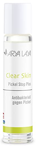 ARYA LAYA Clear Skin Pickel Stop Plus, 10 ml | Schnelle Hilfe gegen Pickel, hautberuhigend & gut verträglich, bei gereizter & entzündlicher Haut, Akne & Spätakne, vegan
