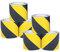 BigTron Antirutsch Klebeband 10cm x 30m Stark rutschfeste Tapes Warnklebeband, Antirutsch Streifen, Anti-Rutsch-Klebestreifen-Aufkleber, 5 Meter pro Rolle 6 Rollen insgesamt (Schwarz und Gelb)