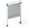 Zanzariera Verticale a Rullo con Frizione Riducibile fai da te in kit Vari Colori e Misure disponibili (120x160, Bianco RAL9016)