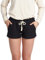 Roxy Oceanside - Leinen Strand Shorts für Frauen Schwarz