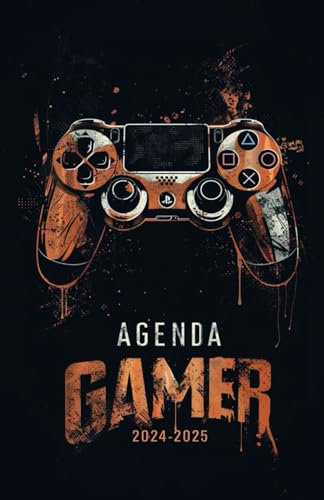 Agenda gamer 2024 2025: Organiseur Scolaire (Août 2024 / Juillet 2025) Pour Étudiants Collège, Lycée – Planificateur Journalier 1 Jour Par Page | Couverture