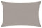 vidaXL Sonnensegel, Sonnenschutz UV Schutz für Balkon Garten Terrasse, Sonnendach Wasserfest, Windschutz Wetterschutz, 160 g/m² Rechteckig Hellgrau 2x2,5m HDPE