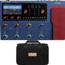 Valeton GP-200X Multi-Effects Pedal + GPB-1 Gig Bag Bundle - Expression FX Loop MIDI I/O Amp Modeling IR Cabinets Artist Presets for Guitar/Bass