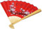 QUMIIRITY Chinese Style Wall Art Decor Large Fan Wall Hanging Oriental Decorative Fan Safe Material Unique Design