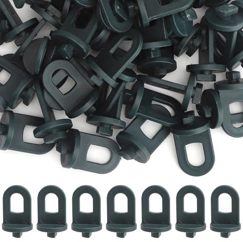 Clips para invernadero 50 unidades - Ganchos resistentes a rayos UV - Accesorios para invernadero, jardín, balcón y terraza