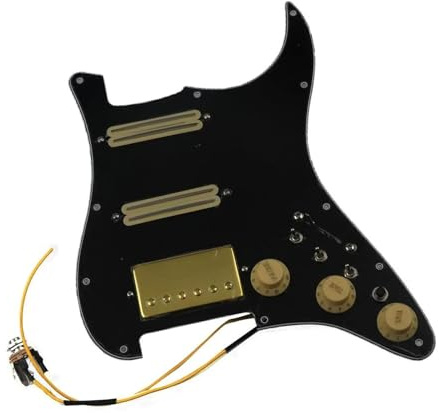 Standard Gitarren Kabelbaum Vorinstalliertes Schlagbrett Gitarren Tonabnehmer Alnico 5 HSS Kabelbaum