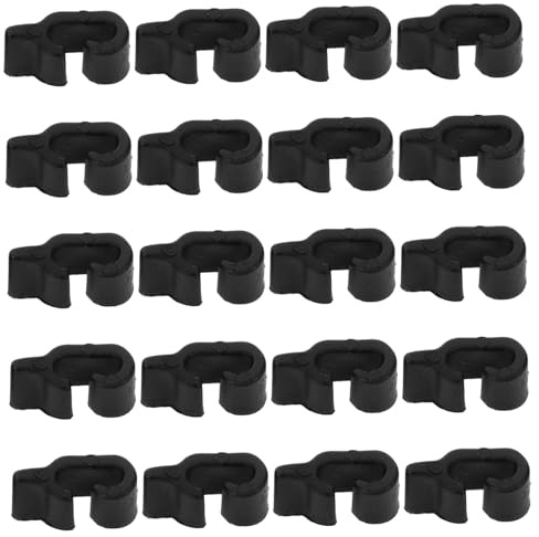 CIYODO 20pcs Pet Cage Reinforcement Buckle Plastic Wire Cage Clips Net Clamp for DIY Assembly Cat Dog Rabbit Latch