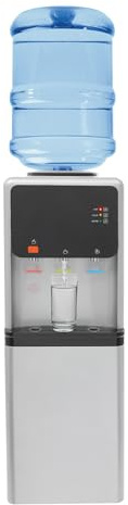 Distributeur d'eau froide autonome à charge supérieure - 19 l - 500 W - 3 températures - Pour bureau, maison, refroidissement électronique