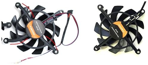 ZHALUOZ 2pcs 85MM 4PIN 12V Cooling Fan RTX 2060 SUPER GPU For COLORFUL for GeForce GTX 1660Ti 1650 1660 Graphics Card Laptop parts(A)