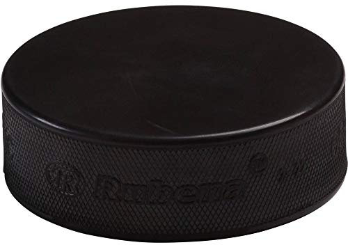 Rubena Unisex – Erwachsene PUCK-6600001 Eishockey Puck, schwarz, 1size
