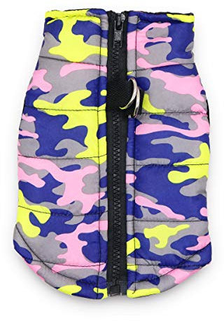 DroolingDog Hundebekleidung, Hundejacke, Hundeanzug, warm, für kleine Hunde, Größe L